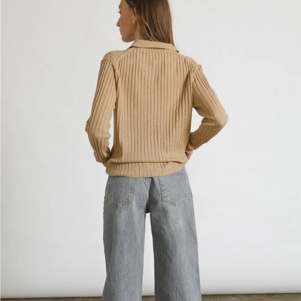 Ribbed Knit Polo Short and Pants